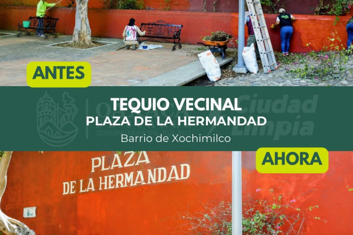 El Barrio de Xochimilco dio ejemplo de unidad y trabajo