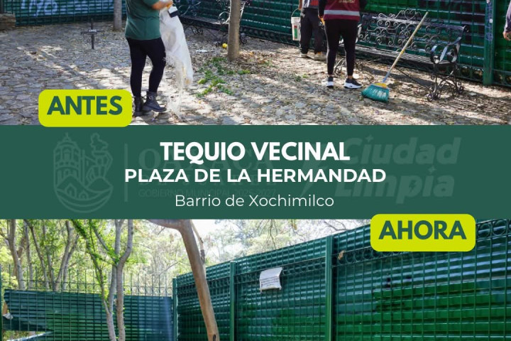 El Barrio de Xochimilco dio ejemplo de unidad y trabajo