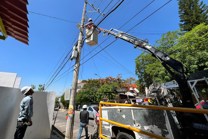 Con una ciudad iluminada, más seguridad para vecinas y vecinos de Oaxaca de Juárez