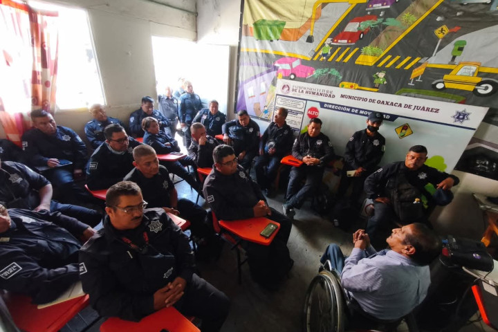 Policía Vial de Oaxaca de Juárez, fortalece capacidades para servir mejor