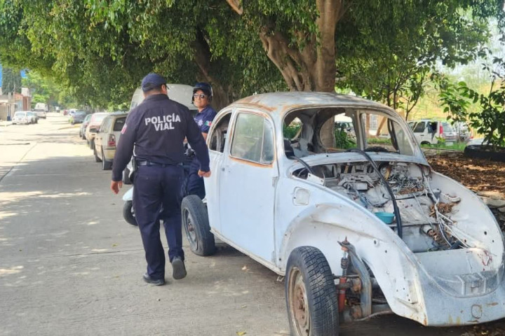 Policía Vial de Oaxaca de Juárez recupera espacios públicos