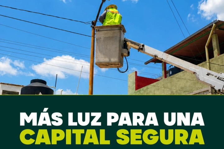 Más luz para una capital más segura